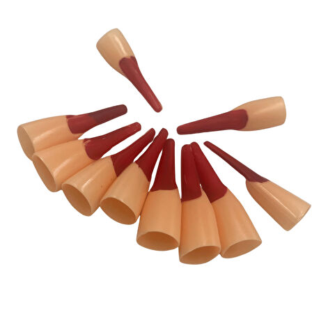 Halloween Cadılar Bayramı Cadı Tırnağı 10lu Lateks Kırmızı Lüks Yumuşak Tırnak Parti Kostümü