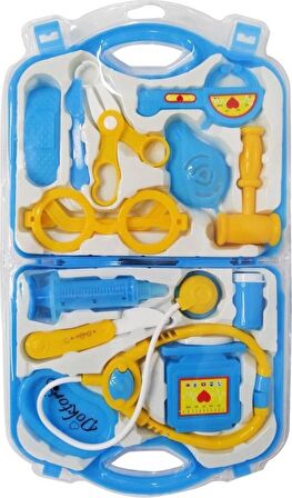 Toru Toys Torutoys Çantalı Plastik Renkli Doktor Seti Oyuncak