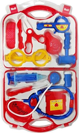 Toru Toys Torutoys Çantalı Plastik Renkli Doktor Seti Oyuncak