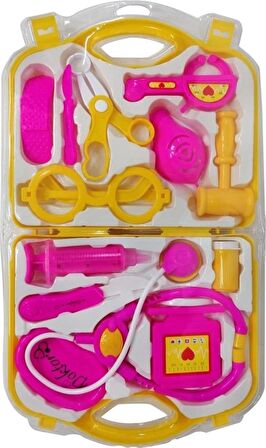 Toru Toys Torutoys Çantalı Plastik Renkli Doktor Seti Oyuncak