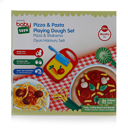 baby toys pizza pasta set oyun hamuru