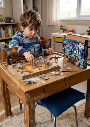 NikolaTesla Ecosystem dıno world dıorama set 16 parça