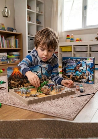 NikolaTesla Ecosystem dıno world dıorama set 16 parça