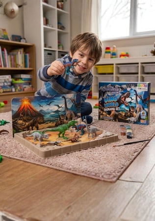 NikolaTesla Ecosystem dıno world dıorama set 16 parça
