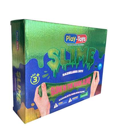 Karanlıkta Parlayan Eğlenceli ve Eğitici Slime Hazırlama Seti