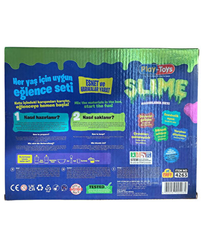 Karanlıkta Parlayan Eğlenceli ve Eğitici Slime Hazırlama Seti