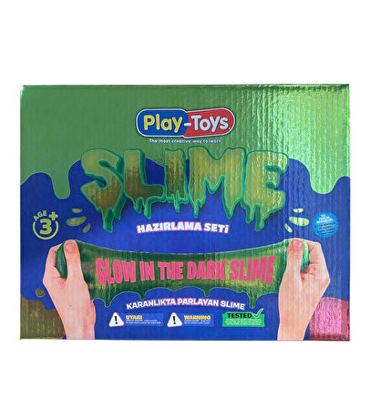 Karanlıkta Parlayan Eğlenceli ve Eğitici Slime Hazırlama Seti