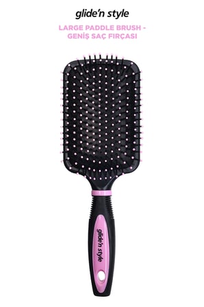 Metallic Rainbow Detangling Brush - Ergonomik Saç Açma Tarama Fırçası