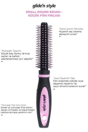 Small Round Brush - Küçük Fön Fırçası