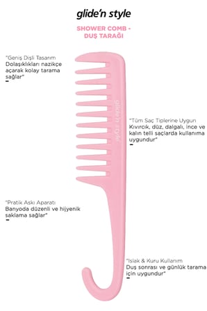 Shower Comb - Duş Tarağı