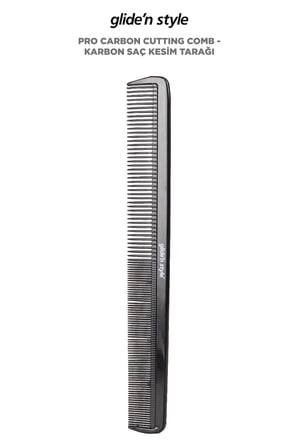 Pro Carbon Cutting Comb - Karbon Saç Kesim Tarağı