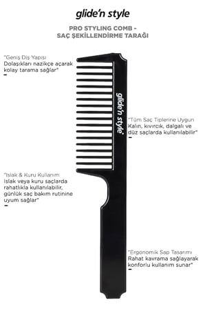 Pro Styling Comb - Saç Şekillendirme Tarağı