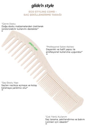 Eco Styling Comb - Saç Şekillendirme Tarağı