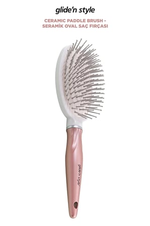 Ceramic Paddle Brush - Seramik Oval Saç Fırçası