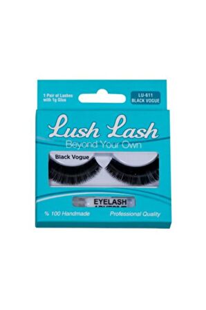 Lush Lash LU-611 Takma Kirpik Black Vogue