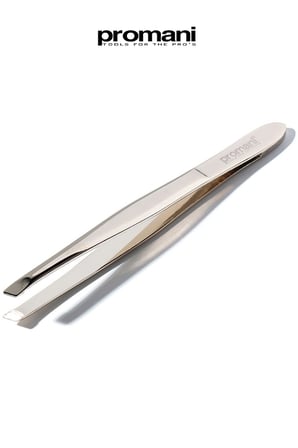 Gold Slant  Tweezer - Altın Eğik Uçlu Cımbız