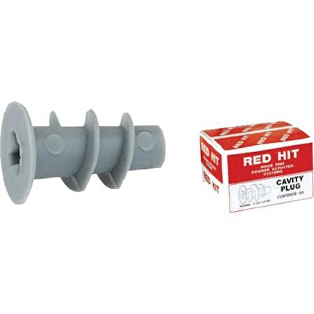 Red Hit Turbolet Plastik Küt Uçlu Dübel 30 mm 1000 Adet