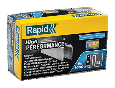 Rapid 28/11mm 5x1M U Tip Zımba Teli