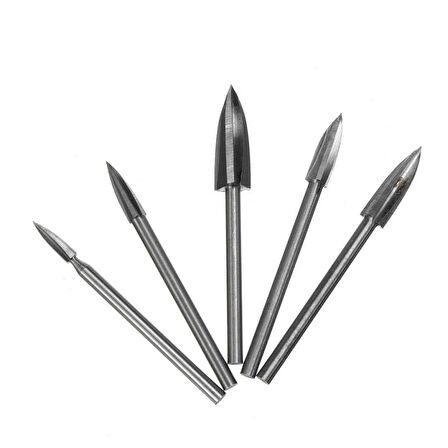 Rox Wood 0064 Gravür Ahşap Oyma Seti Dremel Uyumlu 5 Parça