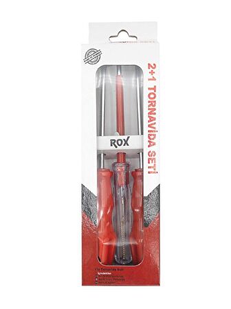 Rox 2+1 Parça Hobi Tornavida Takımı