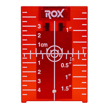 Rox 0273 Lazer İçin Görünürlük Arttırıcı Lazer Hedef Kartı Plakası 104x74 mm