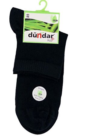 PLUS ERKEK BAMBU KONÇ PATİK SİYAH 6'LI 4131