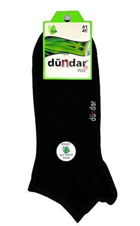 PLUS ERKEK BAMBU PATİK SİYAH 6'LI 4605