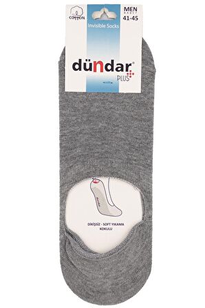 PLUS ERKEK İNCE BABET DİKİŞSİZ GRİ 6'LI 8207