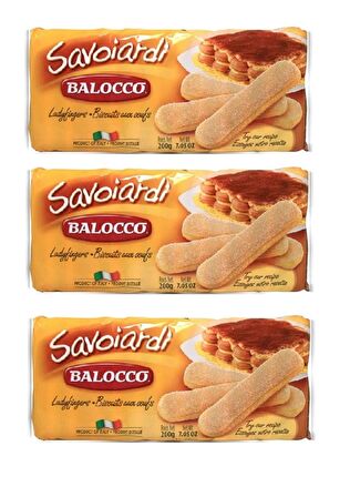 Balocco Savoıardı Kedidili 200 Gr 3 Adet