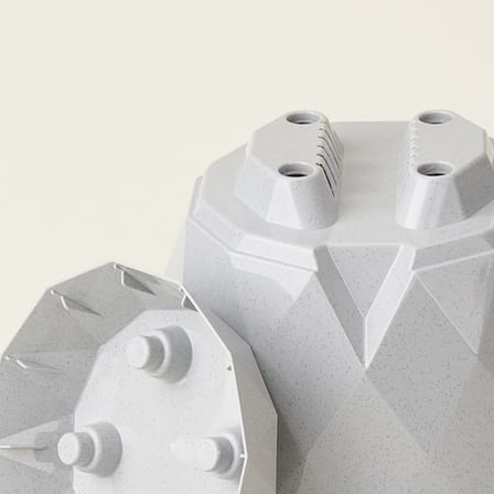 Karasu Yakamoz Saksı - Gri - 4,8 lt