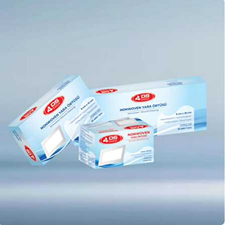 DS Sağlık Nonwoven Yara Örtüsü 5cm x 7.5cm 25 adet