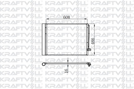 Bmw Klima Radyatoru Bmw N57n M57n2 E70 E71 F15 F16 - Kraftvoll 08060081