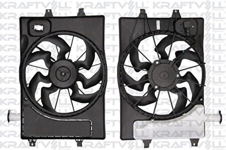 Hyundaı Radyator Fanı Komple Hyundaı Elantra 1.6 2016-> 6 İleri Vites - Kraftvoll 08120038