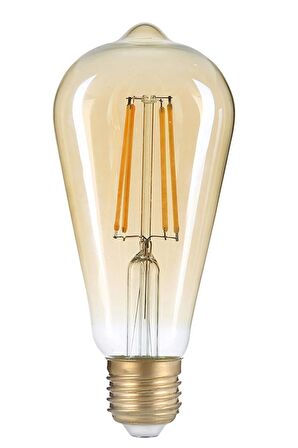 Led Rustik Ampul 6 W Gün Işığı 2500k