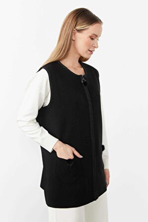 2710 Simli Pon Ponlu Yelek