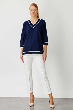 Ribana Kombinli Penye Bluz