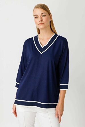 Ribana Kombinli Penye Bluz