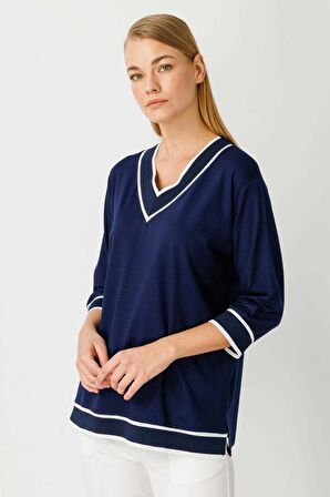 Ribana Kombinli Penye Bluz