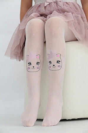 Seren Çocuk Külotlu Çorap Beyaz