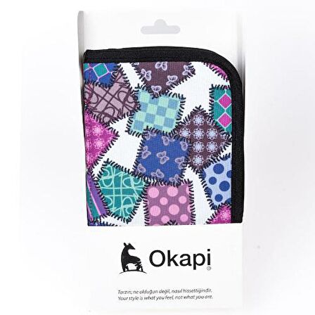 Okapi Kalem Çantası Tek Katlı Yama OKP-123