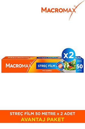 Streç Film 50 Mt X2 - 100 Mt