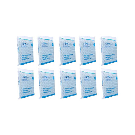 Şampuanlı Hasta Vücut Yıkama Temizleme Lifi 20LI 10 Paket