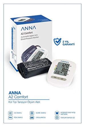 ANNA A2  COMFORT DİJİTAL KOLDAN ÖLÇER TANSİYON ALETİ