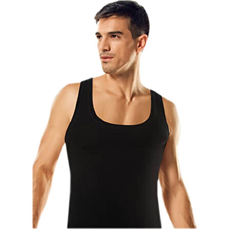 Anıt 1151 Penye Erkek Atlet Siyah Beden M