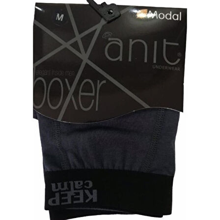Anıt 1266 Modal Erkek Boxer Siyah Beden M
