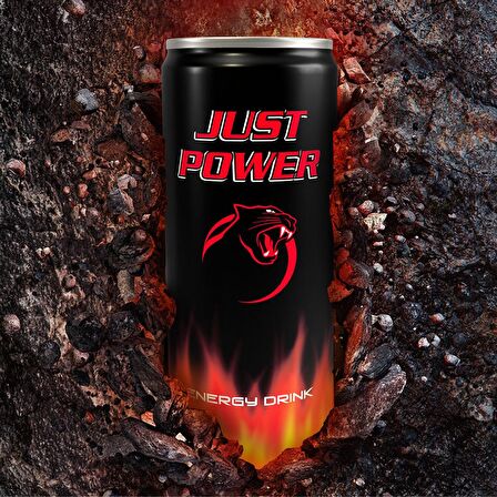 Just Power Energy Drink 500 ml 24 Adet Enerji İçeceği