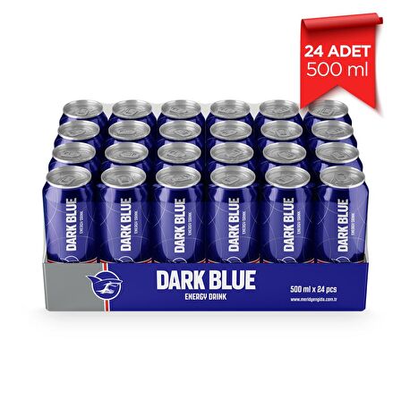 Dark Blue Energy Drink 24 X (500 ML) Enerji İçeceği