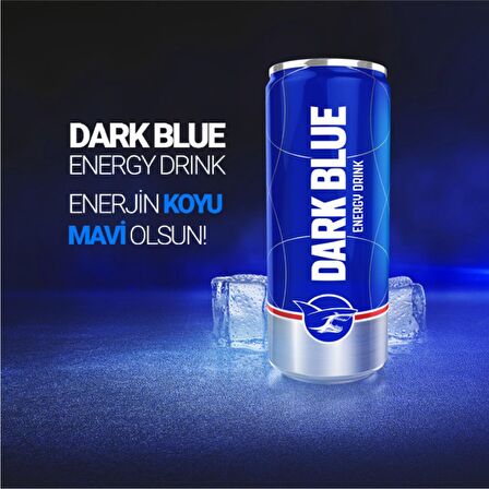 Dark Blue Energy Drink 24 X (500 ML) Enerji İçeceği