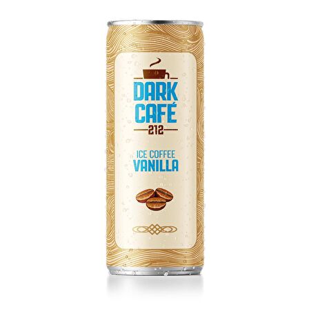 Dark Coffee Ice Coffee Vanilla 12 X 250 ml Soğuk Kahve