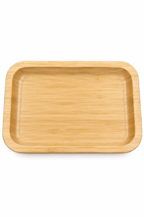 2 Adet Bölmeli Bambu Çerezlik Ve Sunumluk (17X10X1.9 Cm)